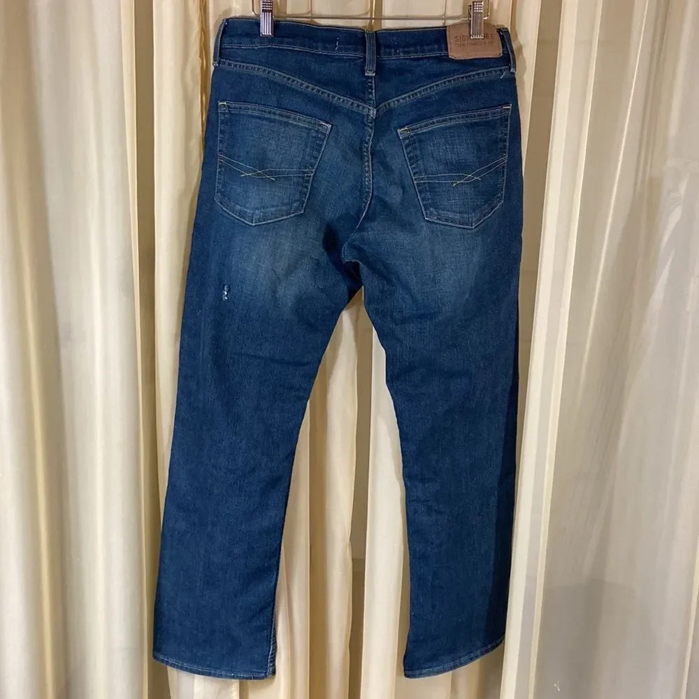 SIGNATURE LEVI STRAUSS & CO S61 RELAXED MEN BLUE Jeans SIZE 32X32